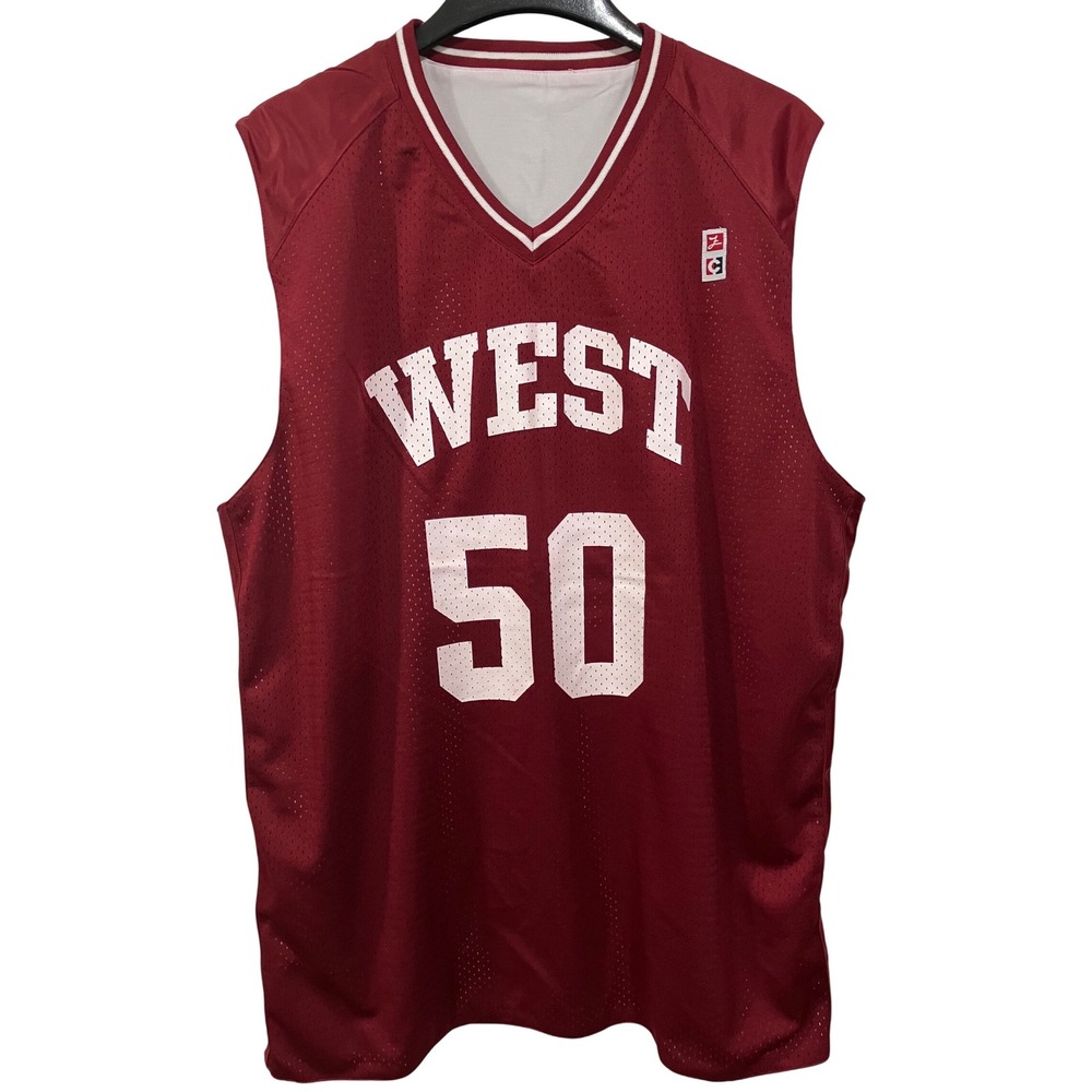 Fifty Cent Basketball Jersey WEST 50 Reversible Sleeveless XXL‎